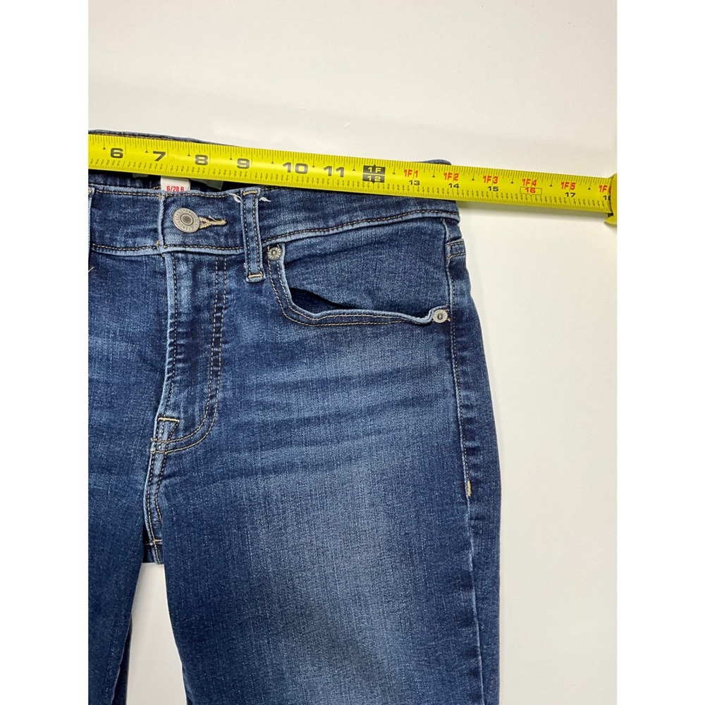Lucky Brand Sweet Mid Rise Bootcut Jeans Dark Wash Denim Blue Womens Size 6/28R - Picture 5 of 16